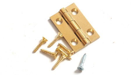 steel or brass screws