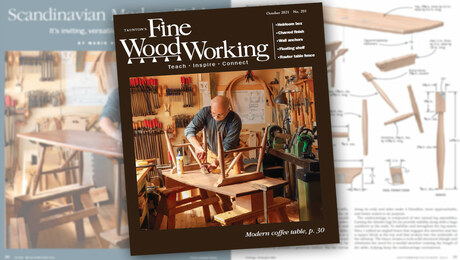the cover of fine woodworking magazine issue 291