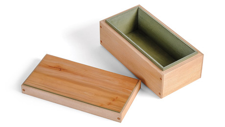 sycamore box with lid