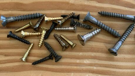 various slot-head screws